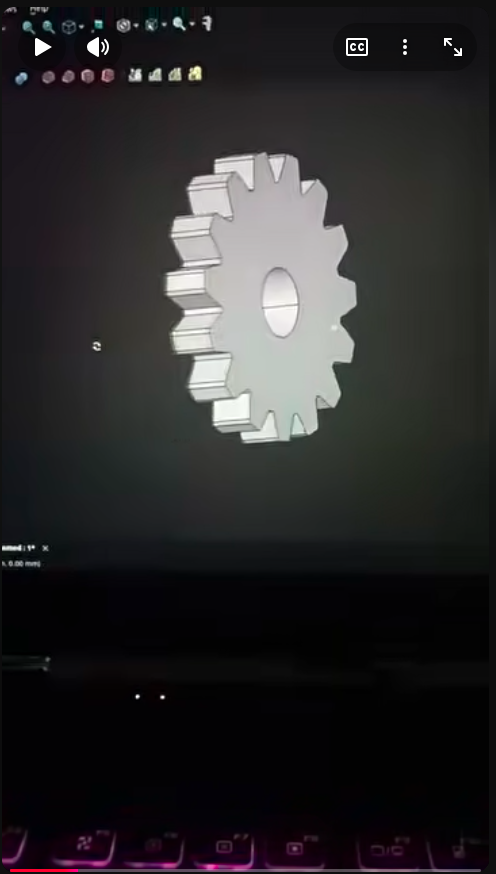 Mechanical Gear Design project thumbnail